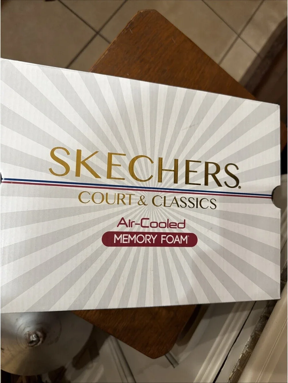 Skechers Court Classics Hotshot Kickoff White Natural 185232/WNT Women’s Size 7